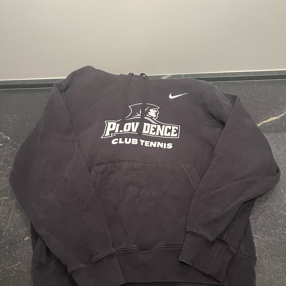 Unisex Nike Providence College Club Tennis Black Hooded Sweatshirt Size Small